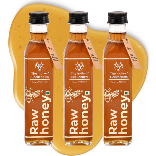 SALE PACK OF 3 - Kangra Wild Forest Raw Honey - 365gm each