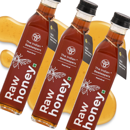 SALE PACK OF 3 - Multi-floral Raw Honey - 365gm each
