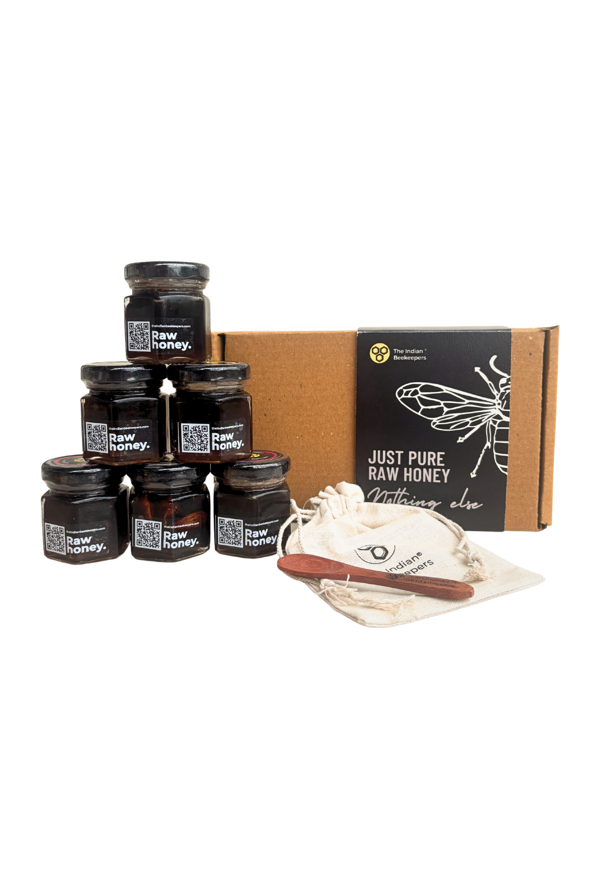 Infused Raw Honey Assorted Box Pack of 6 - 55gm each