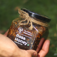 Rosa Honey: Imbued Raw Honey- 275gms