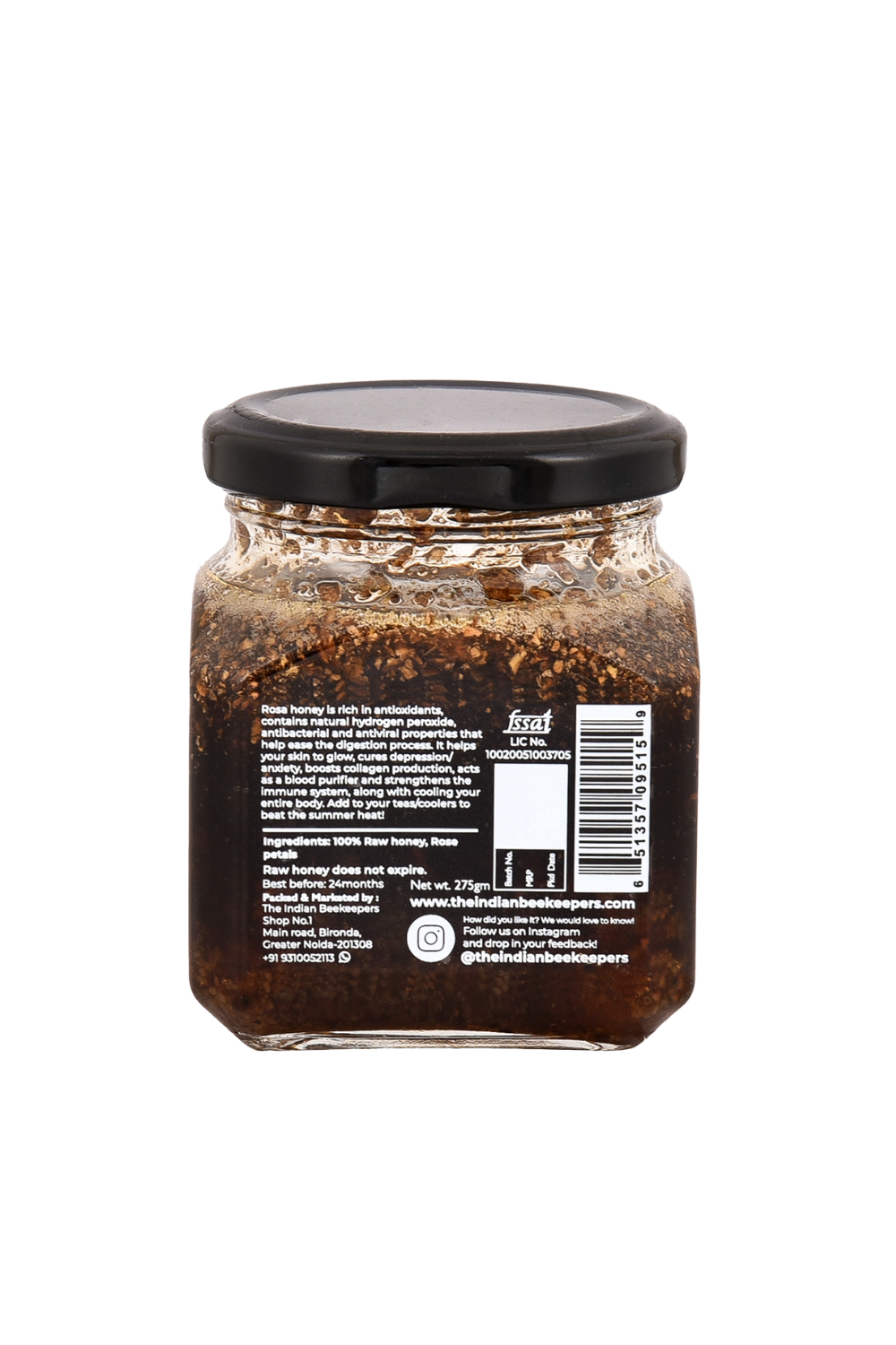 Rosa Honey: Imbued Raw Honey- 275gms