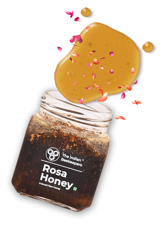 Rosa Honey: Imbued Raw Honey- 275gms