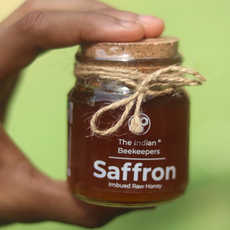 Saffron Imbued Raw Honey- 150gms