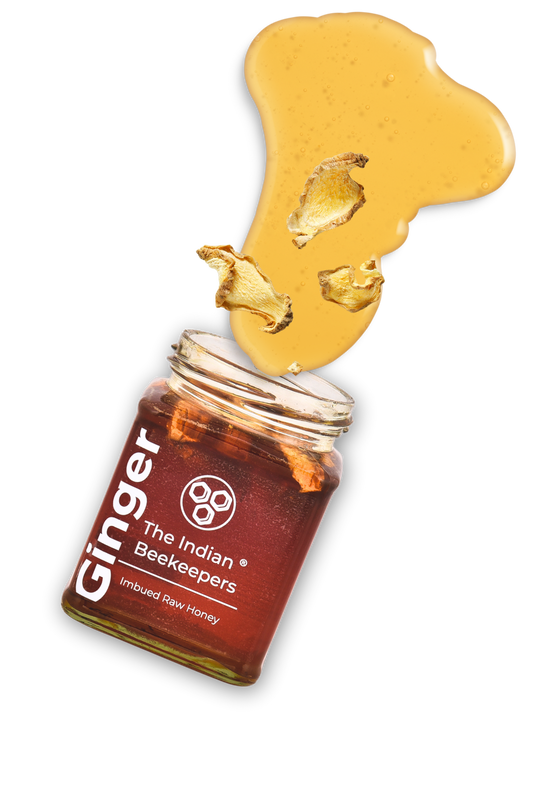 Ginger Imbued Raw Honey- 300gms