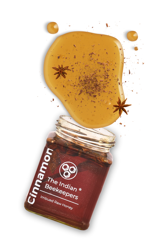 Cinnamon Imbued Raw Honey- 300gms