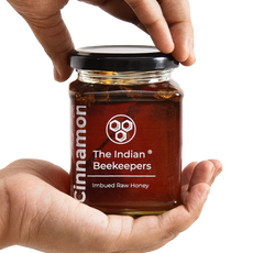 Cinnamon Imbued Raw Honey- 300gms