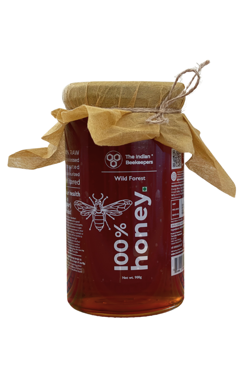 Wild forest raw honey - 1 kg pack