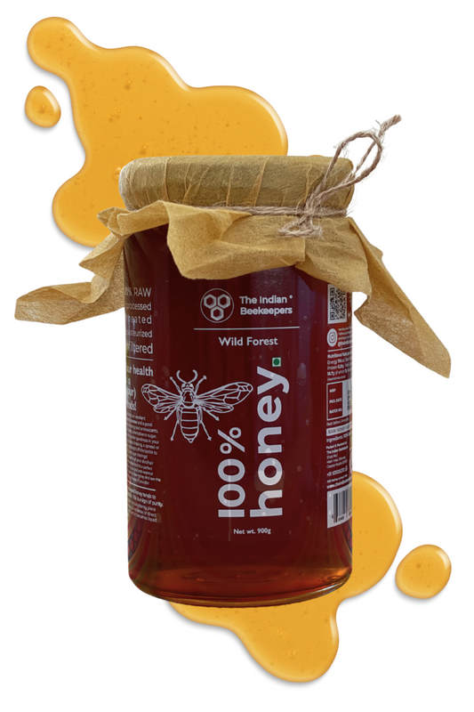 Wild forest raw honey - 1 kg pack