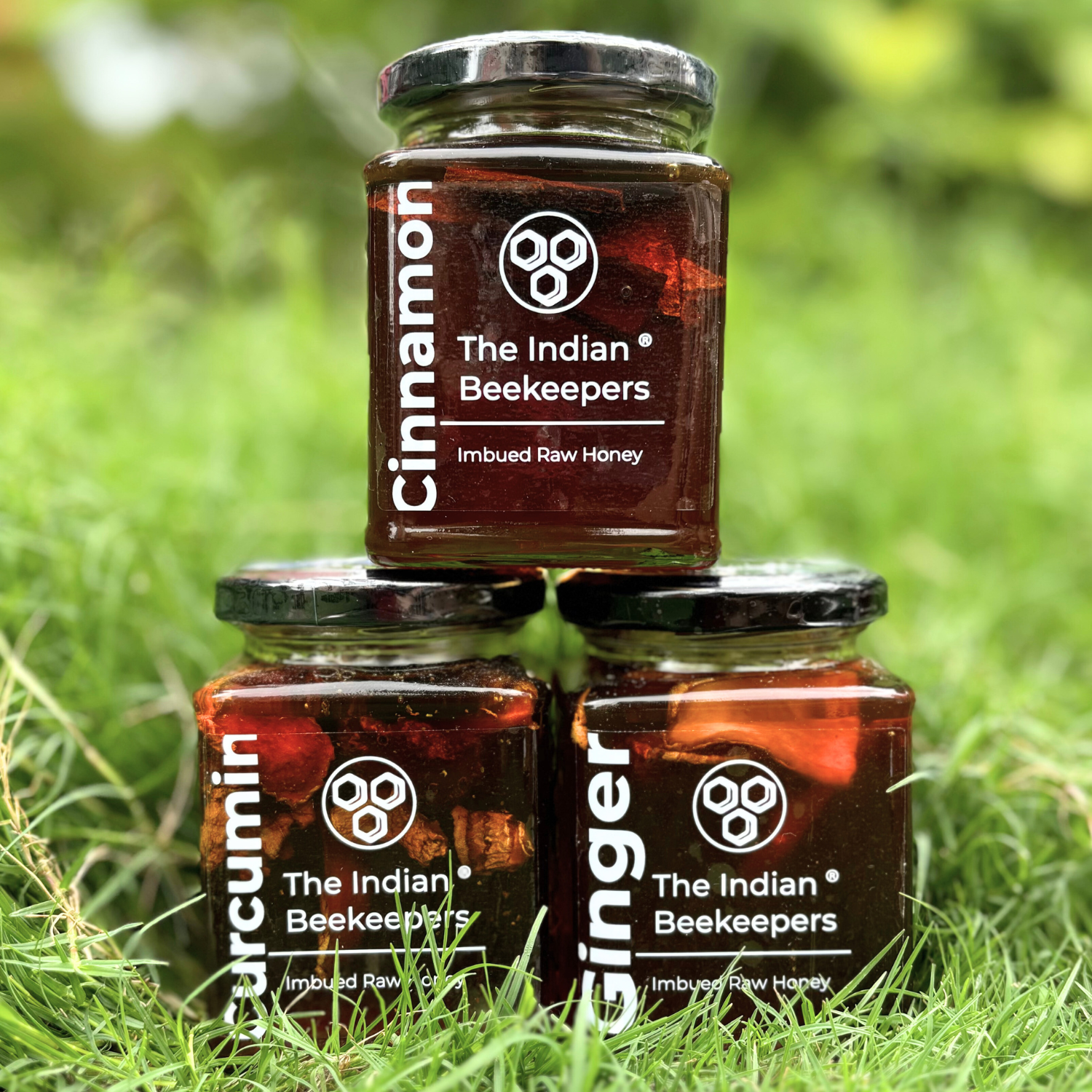 Imbued Honey Combo (Pack of 3)- Cinnamon, Ginger & Curcumin Honey