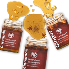 Imbued Honey Combo (Pack of 3)- Cinnamon, Ginger & Curcumin Honey