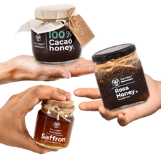 Imbued Honey Combo (Pack of 3)- Cacao, Saffron & Rosa Honey