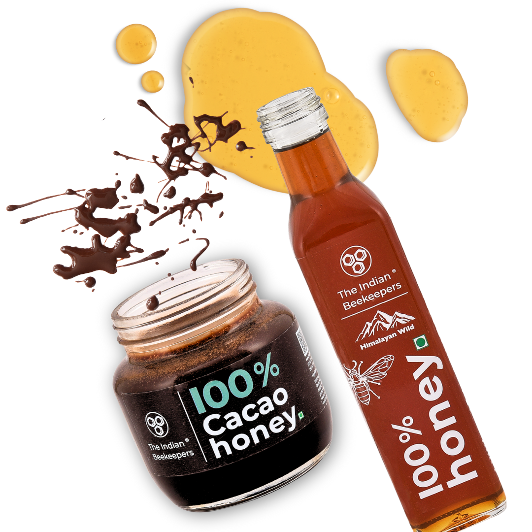 Combo of 2- Cacao Honey & Himalayan Wild Honey