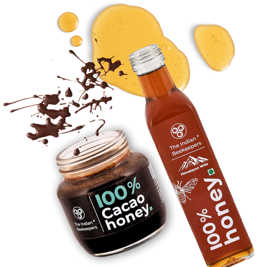 Combo of 2- Cacao Honey & Himalayan Wild Honey