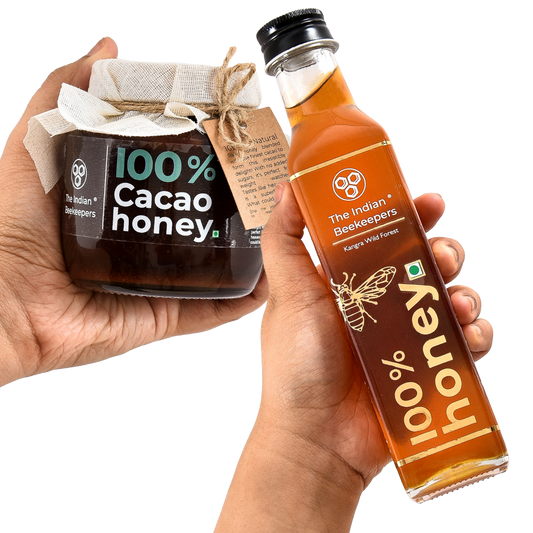 Combo of 2- Cacao Honey & Kangra Wild Forest Honey