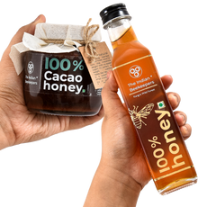 Combo of 2- Cacao Honey & Kangra Wild Forest Honey